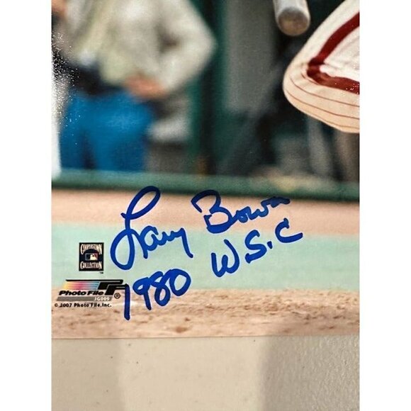 Larry Bowa signed 1980 WSC autograph Philadelphia Phillies 8x10 photo JSA - Picture 2 of 3